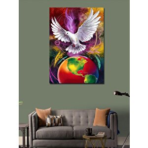 Kanvas Tablo Robotlar Ve Eski Sokak 70x100 cm
