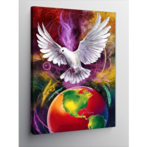 Kanvas Tablo Robotlar Ve Eski Sokak 100x140 cm