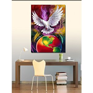 Kanvas Tablo Robotlar Ve Eski Sokak 100x140 cm