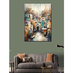 Kanvas Tablo Silik Şehir 50x70 cm