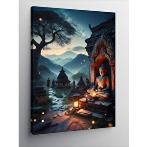Kanvas Tablo Budizm Ve Tapınaklar 70x100 cm