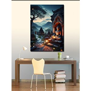 Kanvas Tablo Budizm Ve Tapınaklar 70x100 cm