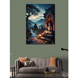 Kanvas Tablo Budizm Ve Tapınaklar 70x100 cm