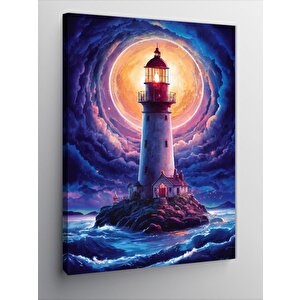 Kanvas Tablo Deniz Feneri 100x140 cm