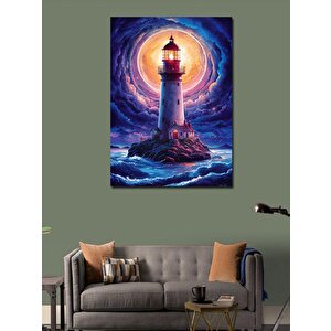 Kanvas Tablo Deniz Feneri 100x140 cm