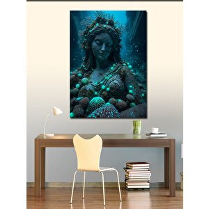 Kanvas Tablo Deniz Altındaki Kadın Herykeli 70x100 cm
