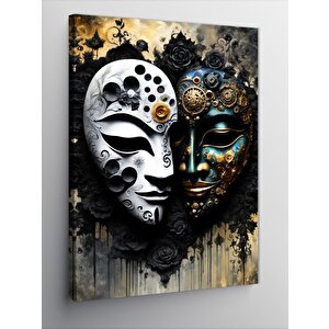 Kanvas Tablo Maskeler 50x70 cm