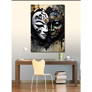 Kanvas Tablo Maskeler 50x70 cm