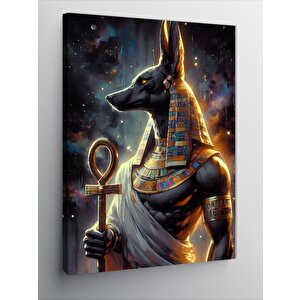 Kanvas Tablo Eski Mısır Anubis 70x100 cm
