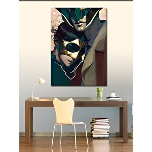 Kanvas Tablo Maskeli Çift 70x100 cm