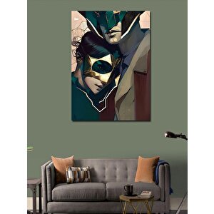 Kanvas Tablo Maskeli Çift 100x140 cm