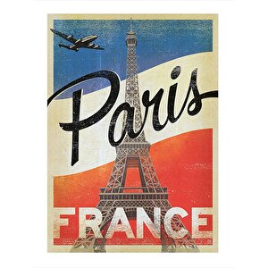 Paris Fransa Art Mdf Tablo 35cm X50cm 35x50 cm