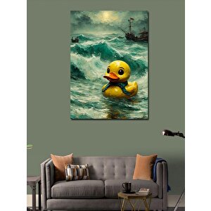 Kanvas Tablo Denizdeki Ördek 70x100 cm