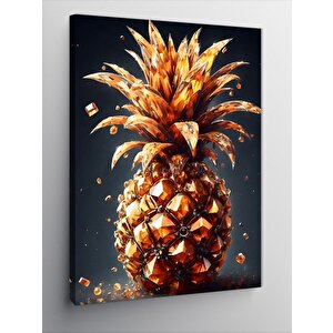 Kanvas Tablo Kristal Ananas 100x140 cm