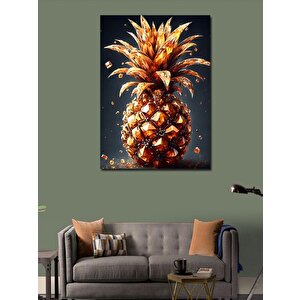 Kanvas Tablo Kristal Ananas 100x140 cm