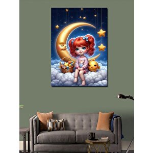 Kanvas Tablo Kızıl Saçlı Çocuk 100x140 cm