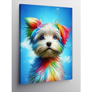 Kanvas Tablo Boyalı Yüzlü Kadın 70x100 cm