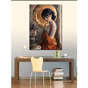 Kanvas Tablo Poseidon Ve Deniz 70x100 cm