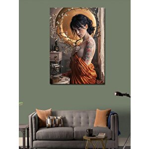 Kanvas Tablo Poseidon Ve Deniz 70x100 cm