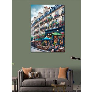 Kanvas Tablo Fransa Sokakları 100x140 cm
