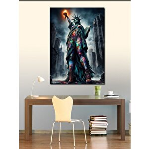 Kanvas Tablo Renkli Özgürlük Heykeli 70x100 cm