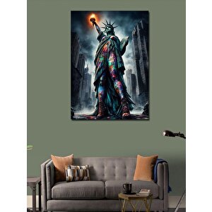 Kanvas Tablo Renkli Özgürlük Heykeli 70x100 cm