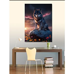Kanvas Tablo Kırmızı Yapraklı Japon Akça Ağacı 100x140 cm