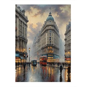 İngiltere Manzarası Art Mdf Tablo 25cmx 35cm 25x35 cm