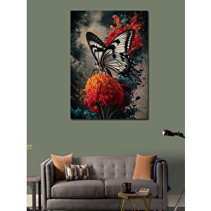 Kanvas Tablo Soyut Boyalı Kadın 50x70 cm