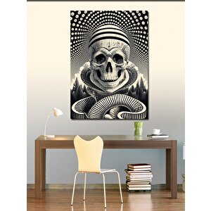 Kanvas Tablo Desenler Ve Kuru Kafa 50x70 cm