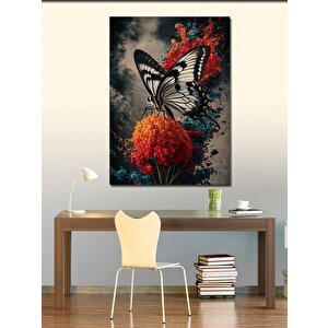 Kanvas Tablo Soyut Boyalı Kadın 100x140 cm