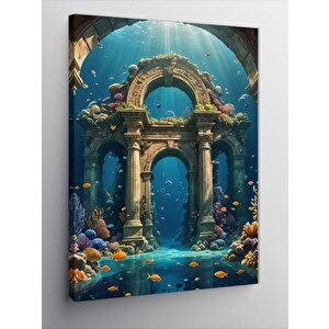 Kanvas Tablo Batık Tapınak 50x70 cm