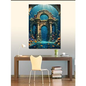 Kanvas Tablo Batık Tapınak 70x100 cm