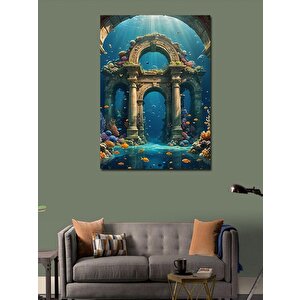 Kanvas Tablo Batık Tapınak 70x100 cm