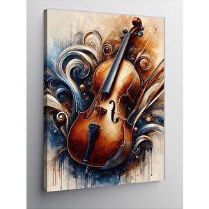 Kanvas Tablo Renkli Soyut Kadın 50x70 cm
