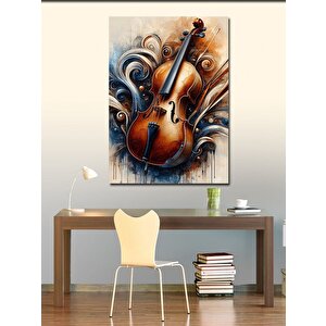 Kanvas Tablo Renkli Soyut Kadın 50x70 cm