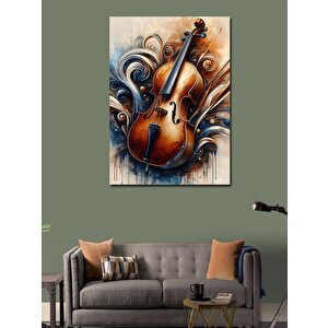 Kanvas Tablo Renkli Soyut Kadın 50x70 cm