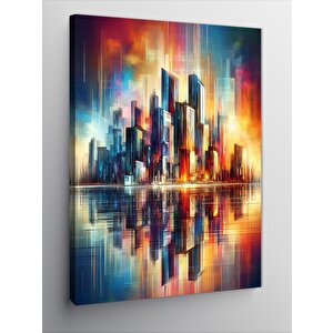Kanvas Tablo Şehir Manzarası 70x100 cm