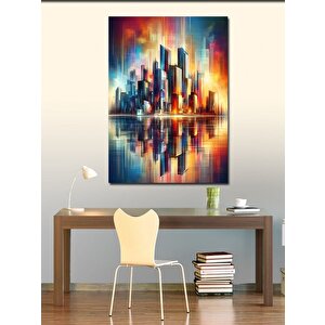 Kanvas Tablo Şehir Manzarası 70x100 cm