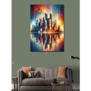 Kanvas Tablo Şehir Manzarası 70x100 cm