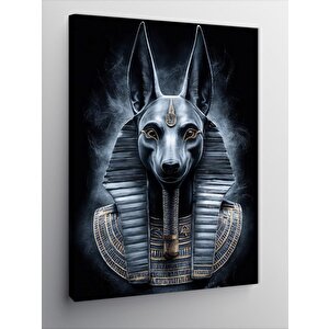 Kanvas Tablo Anubis Mısır Tanrısı 100x140 cm
