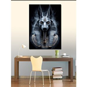 Kanvas Tablo Anubis Mısır Tanrısı 100x140 cm