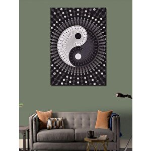 Kanvas Tablo Ying Yang  Denge 100x140 cm
