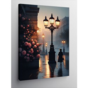 Kanvas Tablo Sokak Lambaları 70x100 cm
