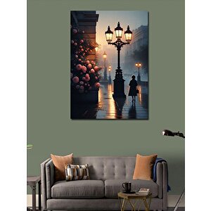 Kanvas Tablo Sokak Lambaları 70x100 cm