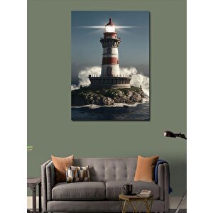 Kanvas Tablo Deniz Feneri 70x100 cm