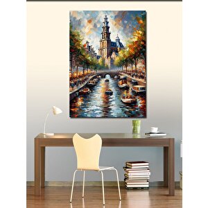 Kanvas Tablo Hollanda Amsterdam 50x70 cm