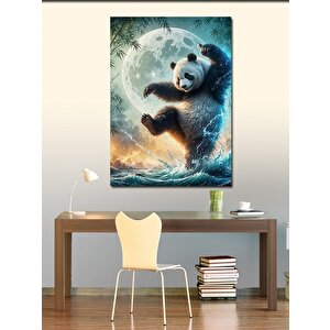 Kanvas Tablo Nehirdeki Panda