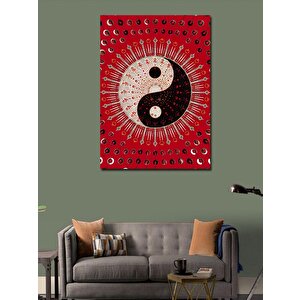 Kanvas Tablo Denge Ying Yang Sembolü 50x70 cm
