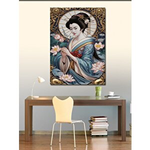 Kanvas Tablo Japon Kadın 50x70 cm